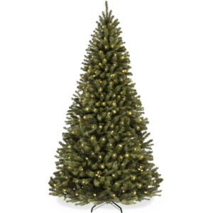 7.5ft Pre-Lit Christmas Tree - Green Spruce