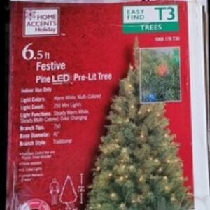Pre-Lit 6.5ft LED Christmas Tree