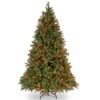 Realistic Pre-Lit Douglas Fir Christmas Tree