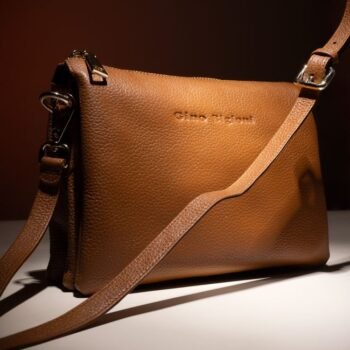 Brown leather crossbody bag with adjustable strap, one of five real eBay UK listings compared in this guide