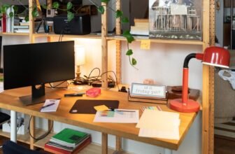 Home desk setup used to illustrate under £30 UK deals roundup