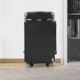 Portable Nail Table Desk Rolling Makeup Cosmetic Case 100kg Load Aluminum Alloy 4 Wheels with Brakes Foldable Side Tables 2 Keys 2 Codes Lockable Organizer for Nail Technician Makeup Artist Salon Home Travel