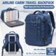 Ryanair Cabin Bags 40x30x20 Underseat Travel Backpack, Men Convenient Outdoor Backpack Business Backpack Storage Laptop Bag
