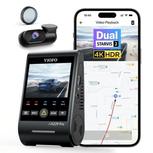 VIOFO A229 Pro 4K Dual Dash Cam